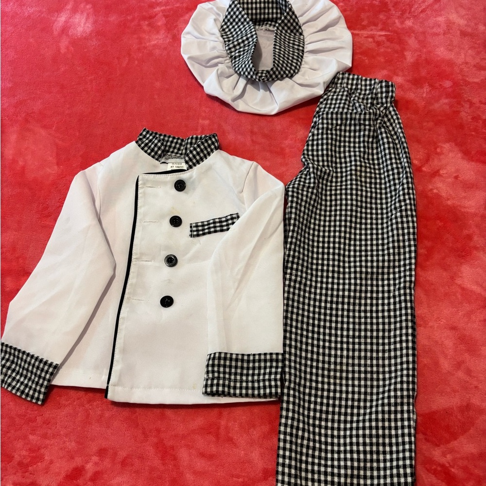 Black and White Gingham Halloween Costume